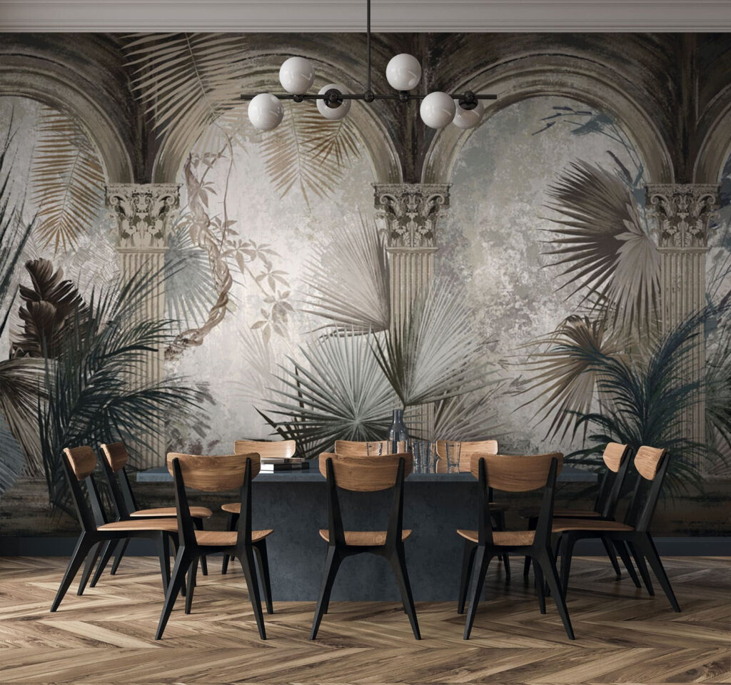 Palme davanti agli archi — ambiente 4