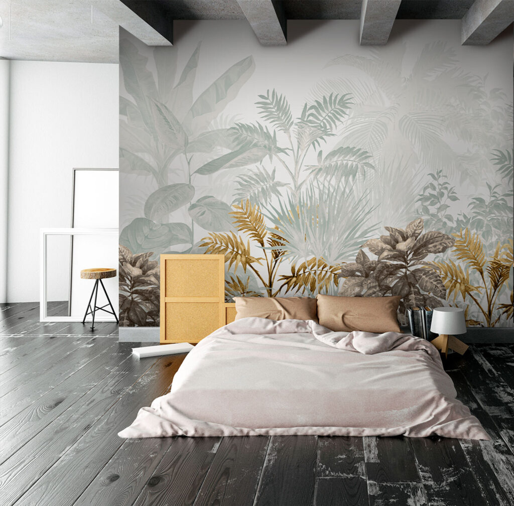 Felci sopra palme chiare — ambiente 1