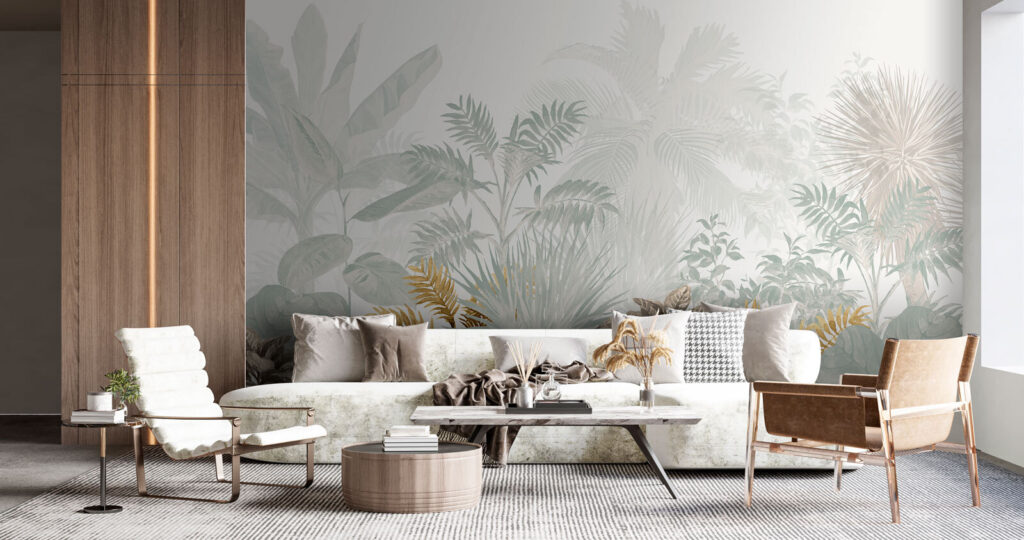 Felci sopra palme chiare — ambiente 2