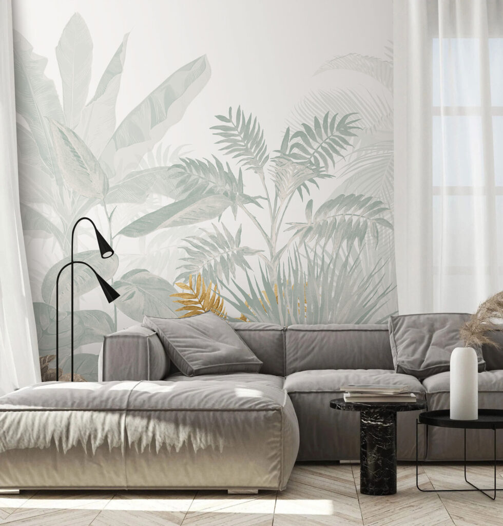 Felci sopra palme chiare — ambiente 3