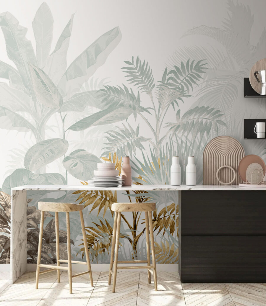 Felci sopra palme chiare — ambiente 4