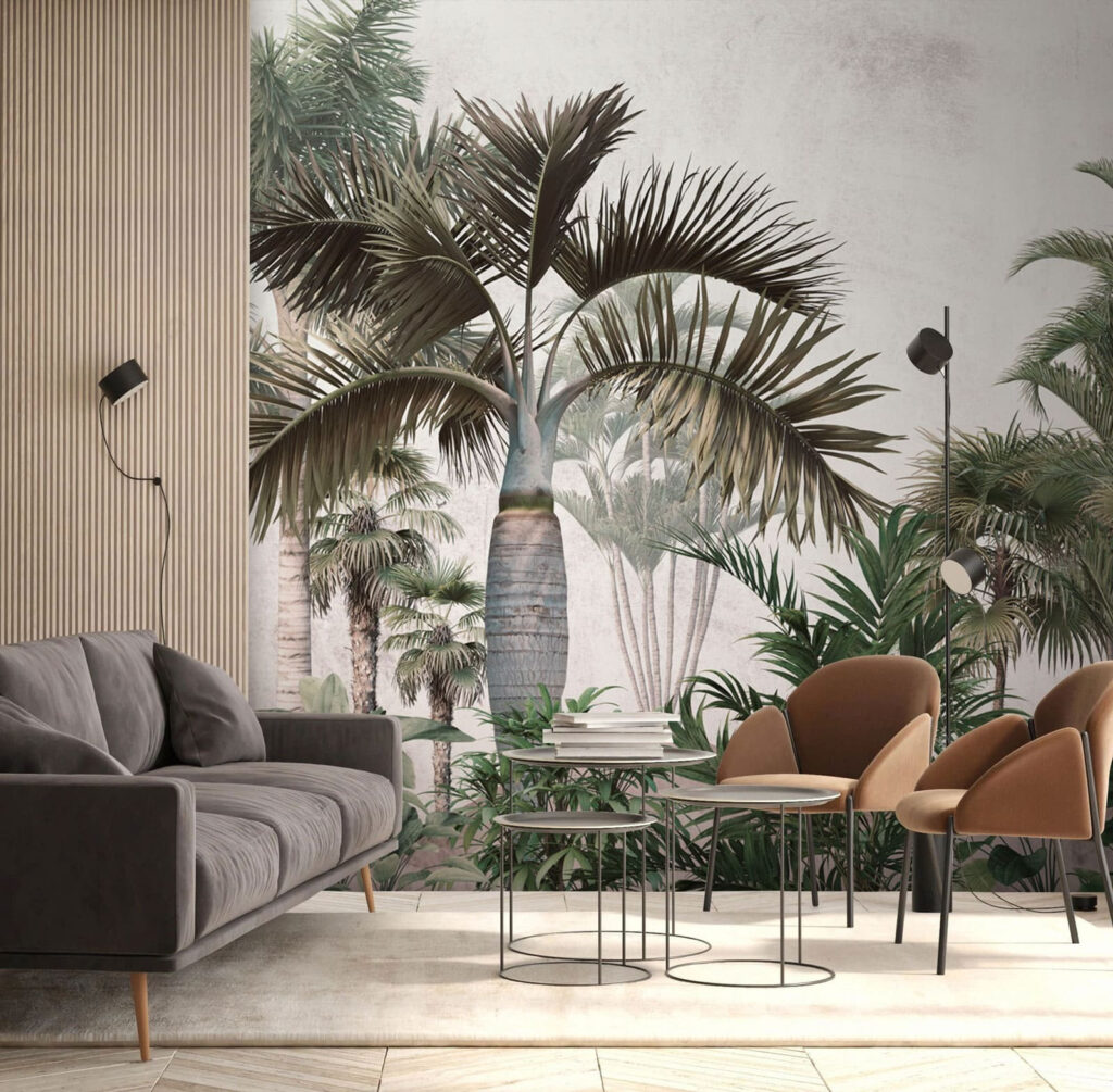 Palme nella nebbia — ambiente 2