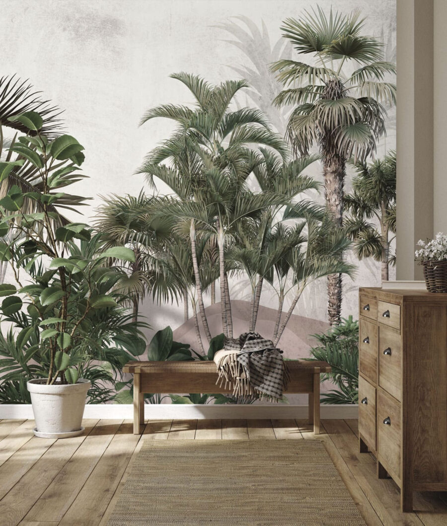 Palme nella nebbia — ambiente 1