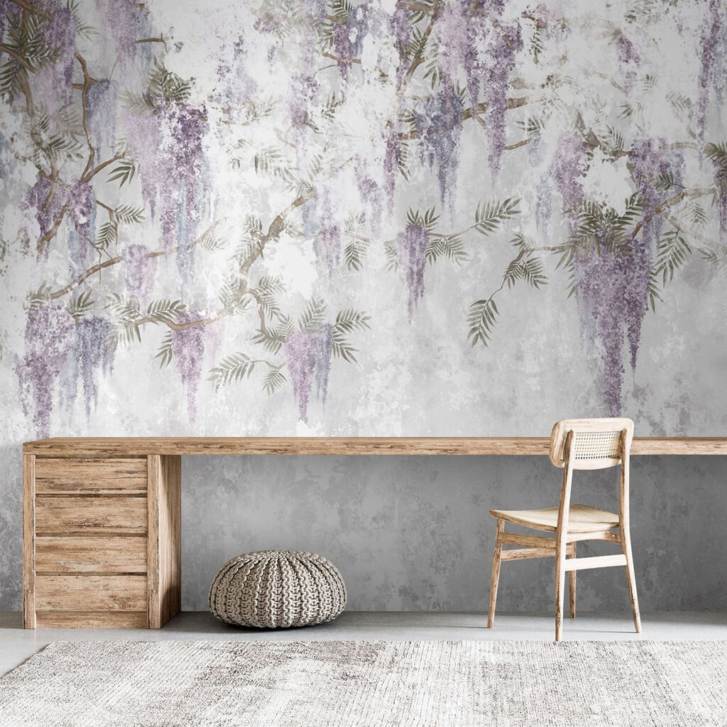 Fiori viola su fondo — ambiente 7
