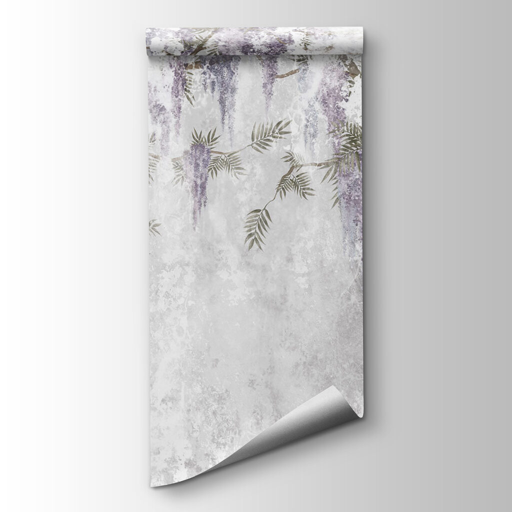 Fiori viola su fondo — vista del prodotto