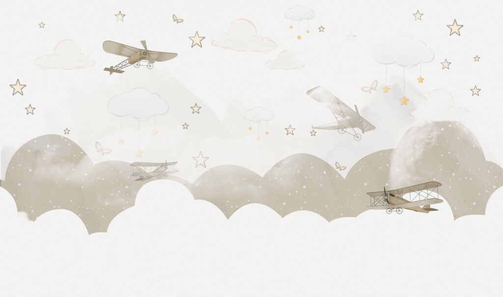 Aeroplanini tra le nuvole — design completo