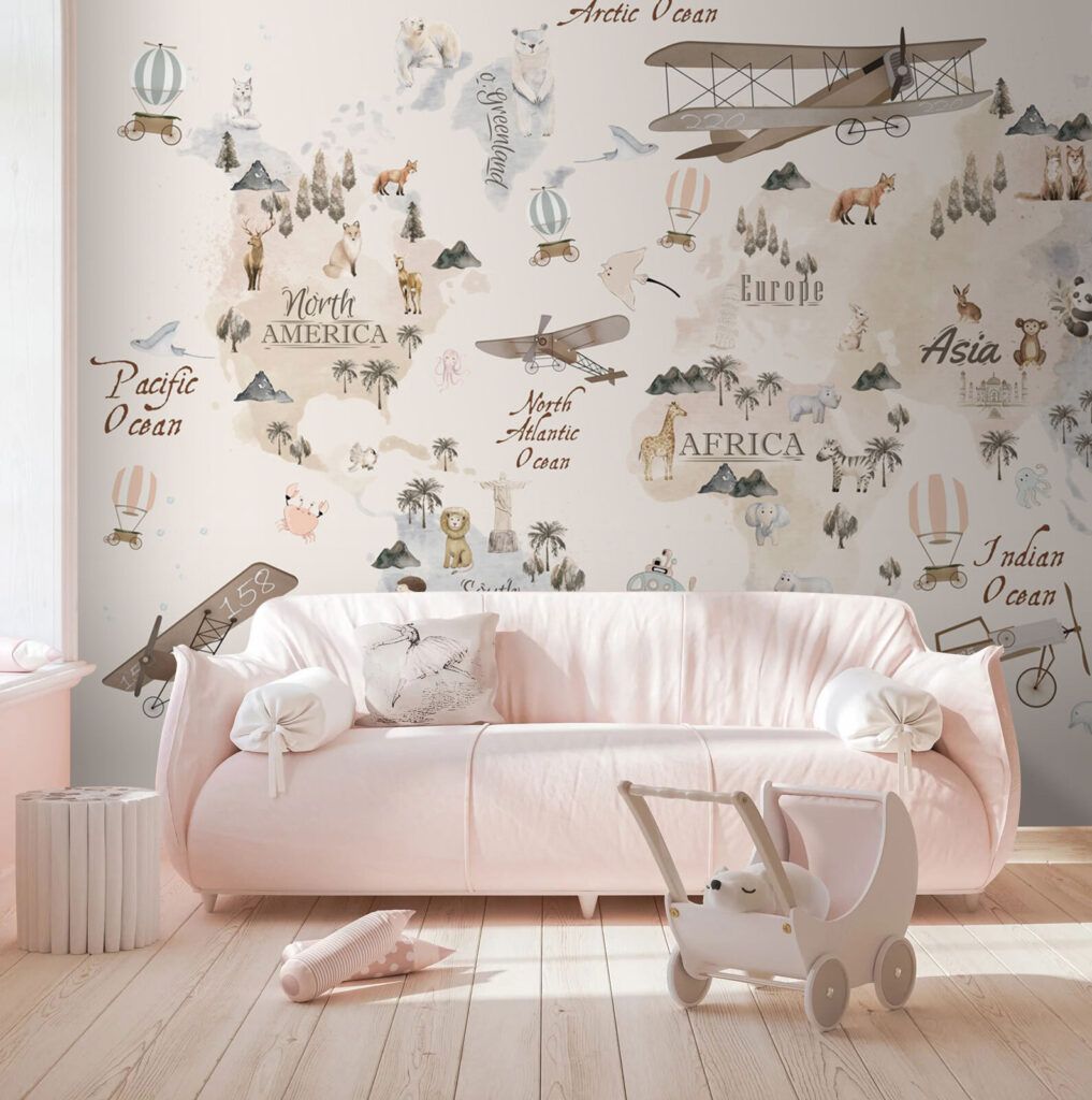 Mappa del mondo animale — ambiente 1