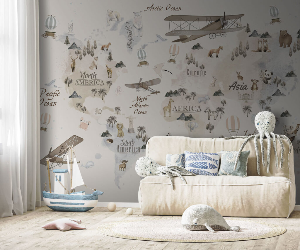 Mappa del mondo animale — ambiente 4
