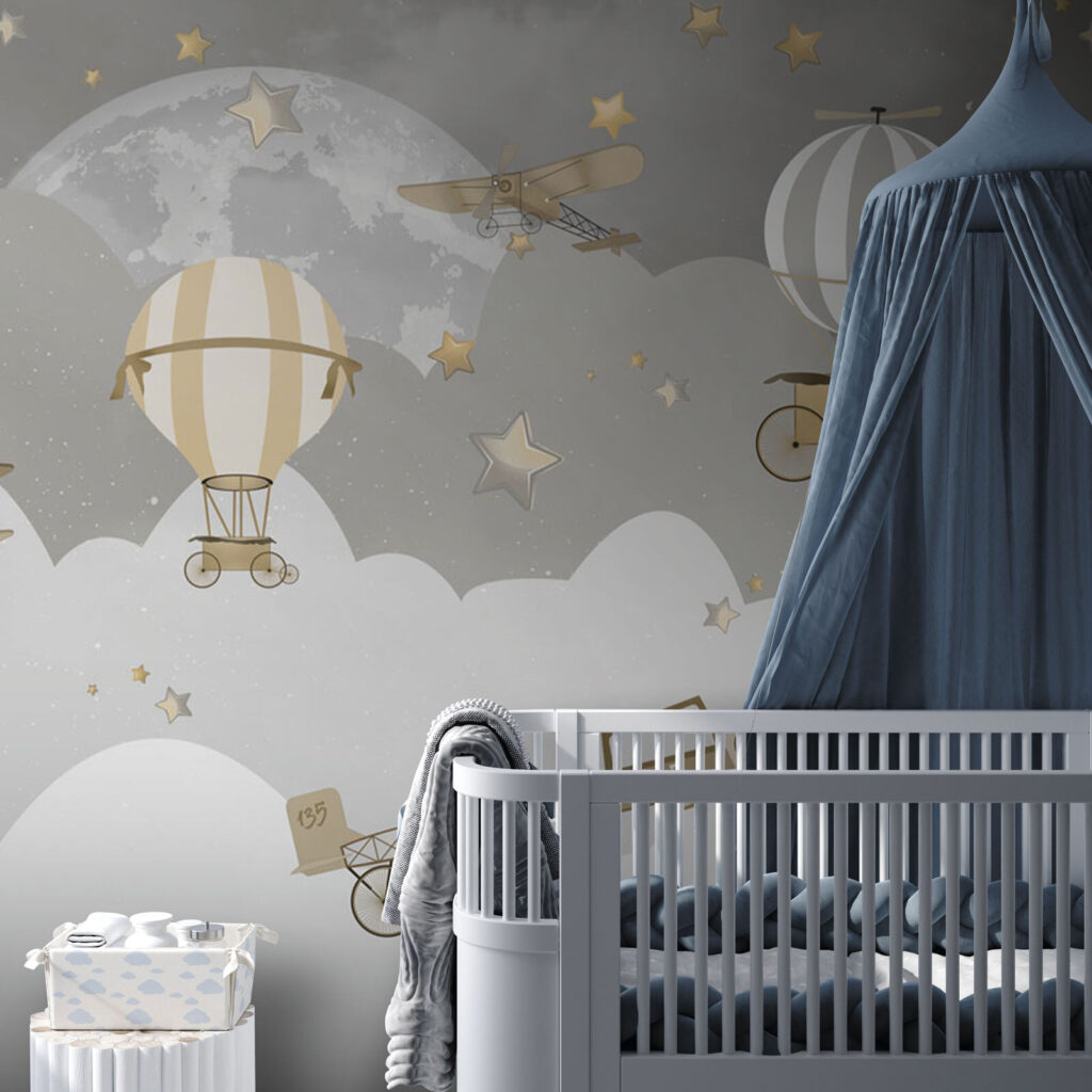 Palloncini a righe — ambiente 3