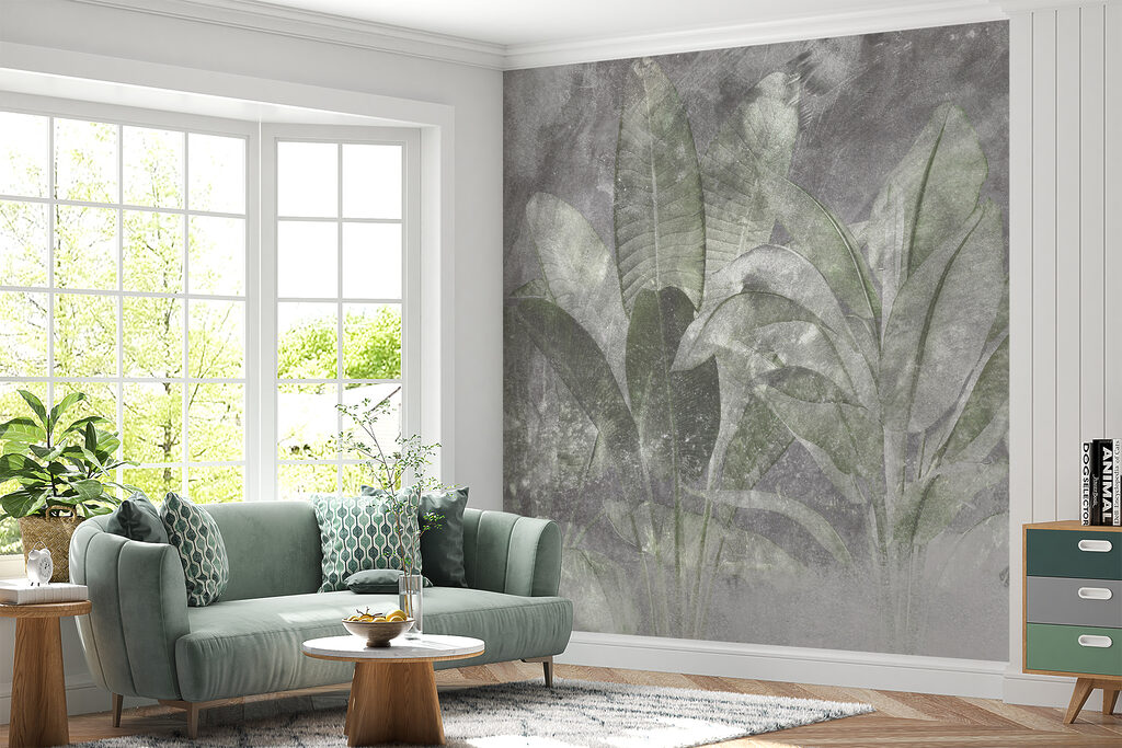 Foglie tropicali nella nebbia — ambiente 3