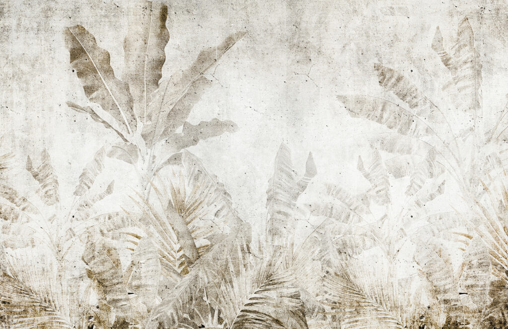 Giungla su fondo chiaro — design completo