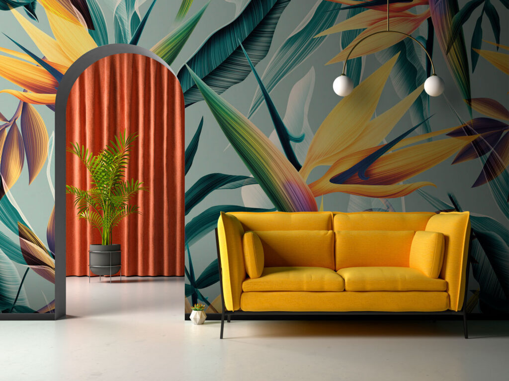 Fiori di paradiso arancio — ambiente 3