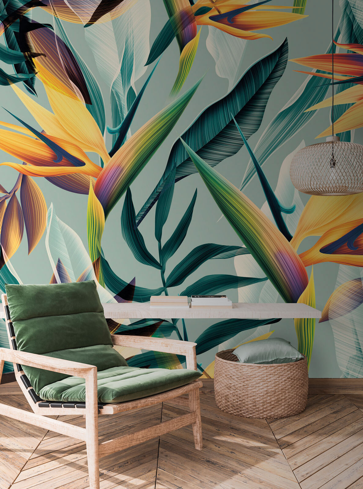 Fiori di paradiso arancio — ambiente 4