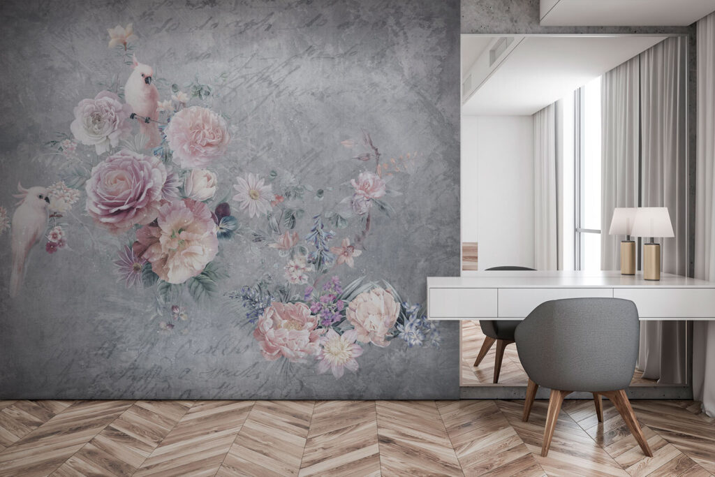 Cacatua tra le rose — ambiente 3