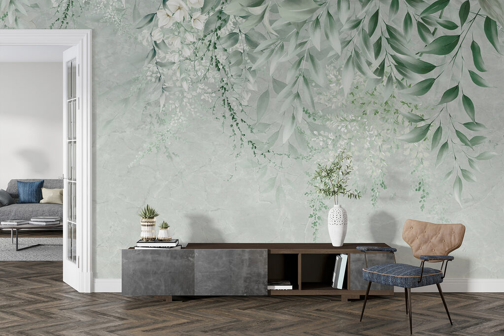 Tralci pendenti su verde — ambiente 7