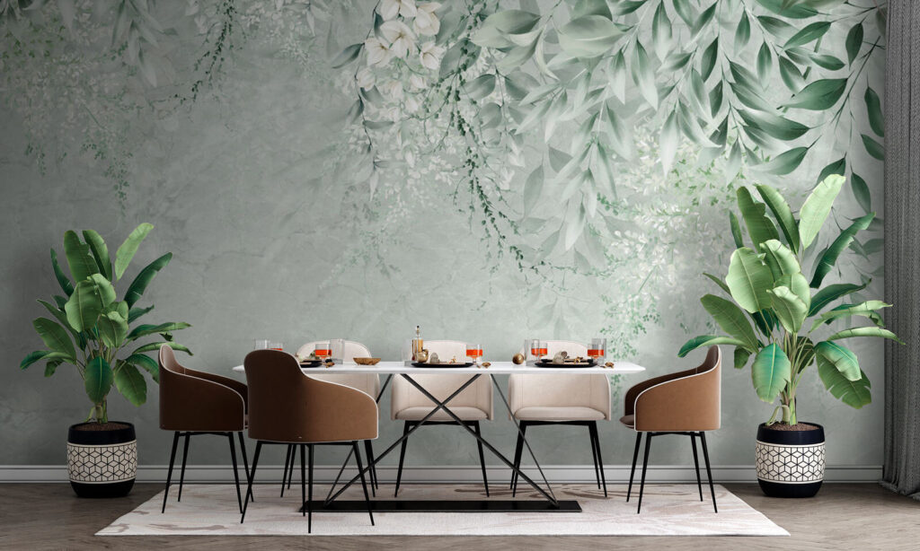 Tralci pendenti su verde — ambiente 3