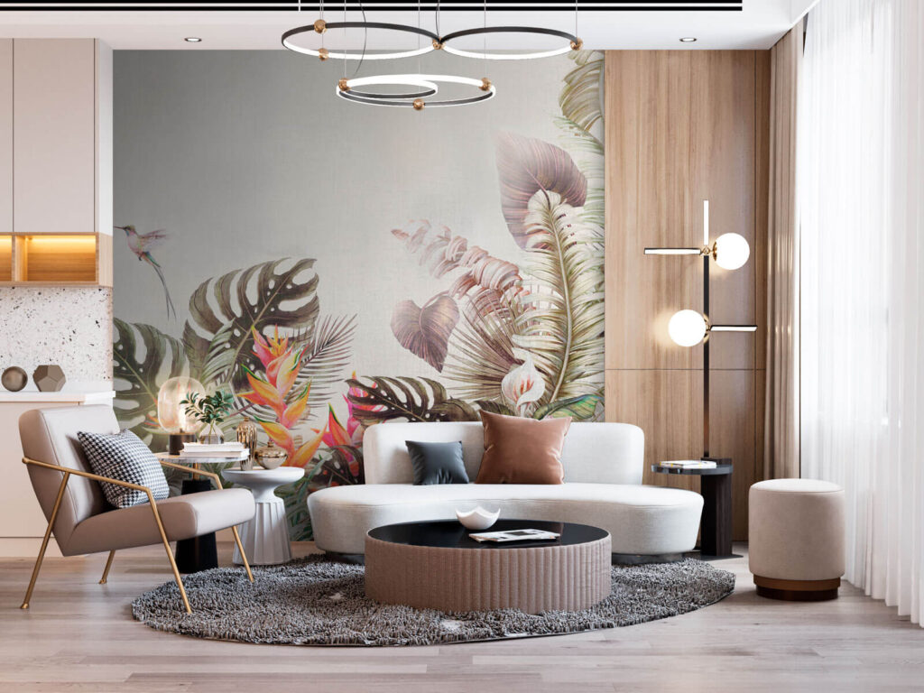 Fiori tropicali in basso — ambiente 3