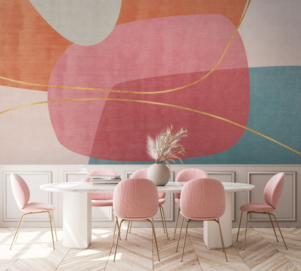 Forme rotonde pastello — ambiente 3