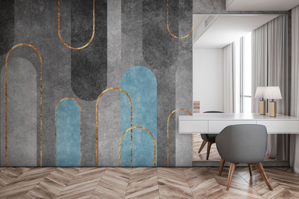 Archi grigi dorati — ambiente 1