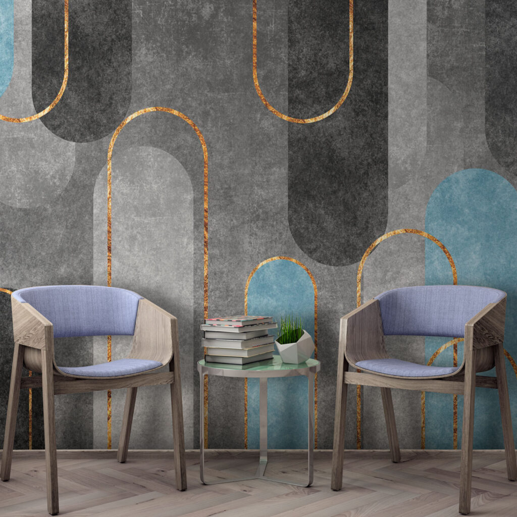 Archi grigi dorati — ambiente 3