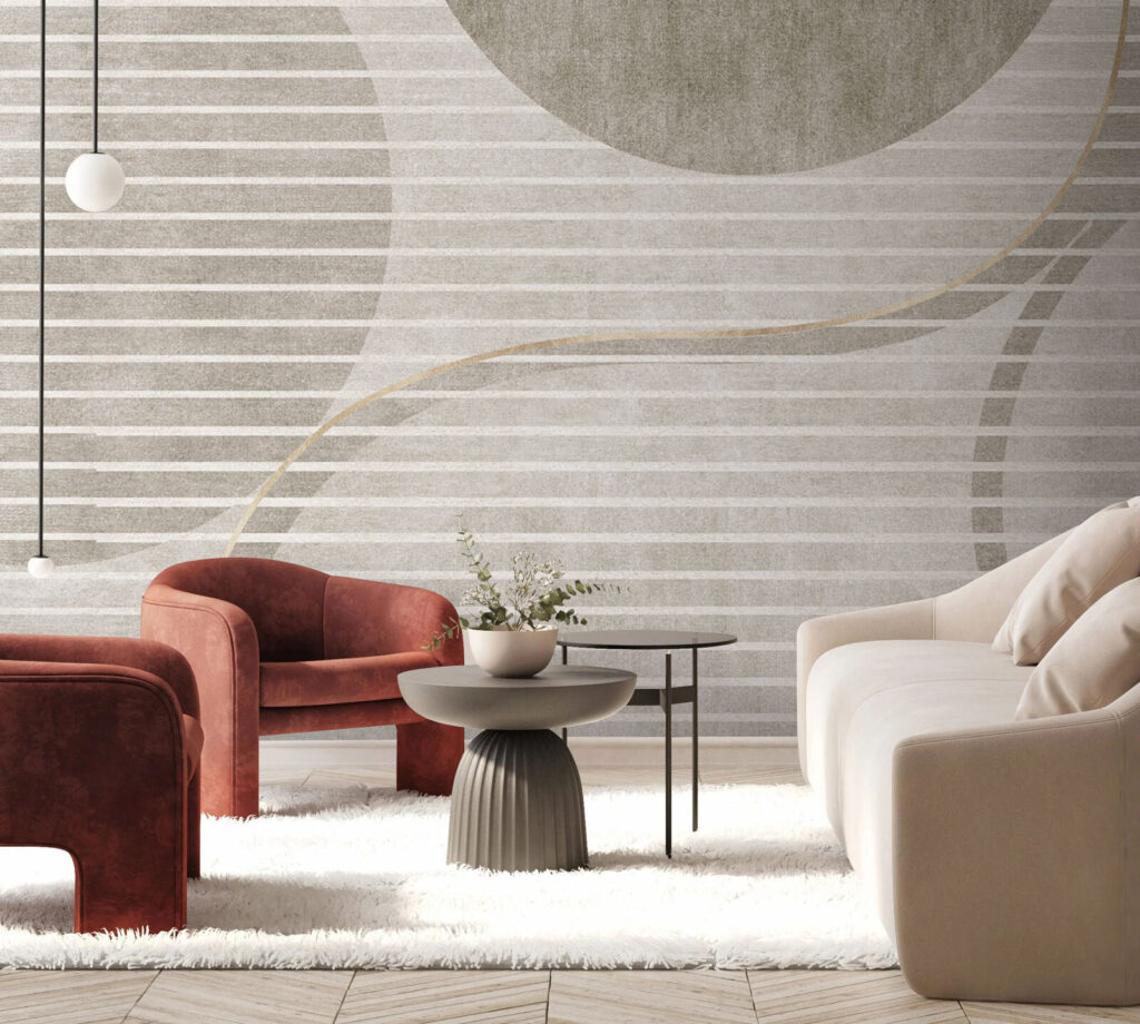 Cerchi dietro strisce bianche — ambiente 2