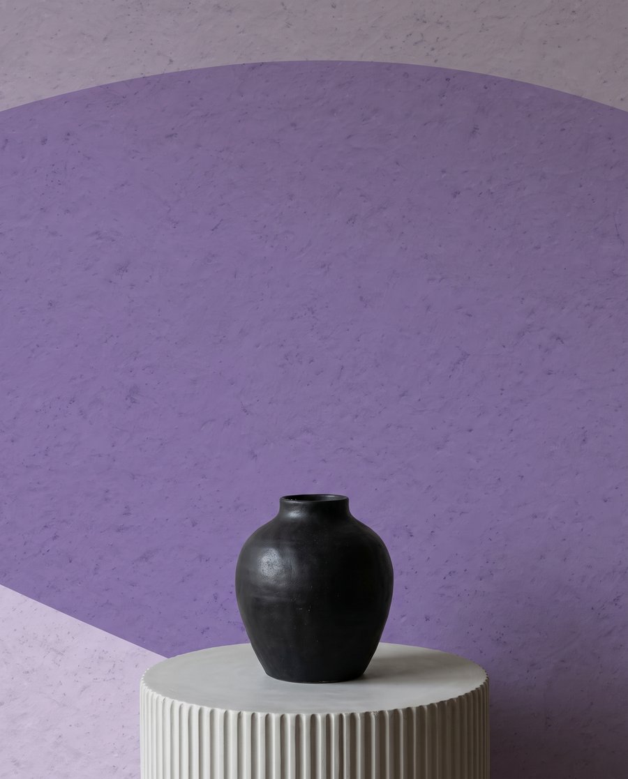 Strisce tra forme curve — dettaglio
