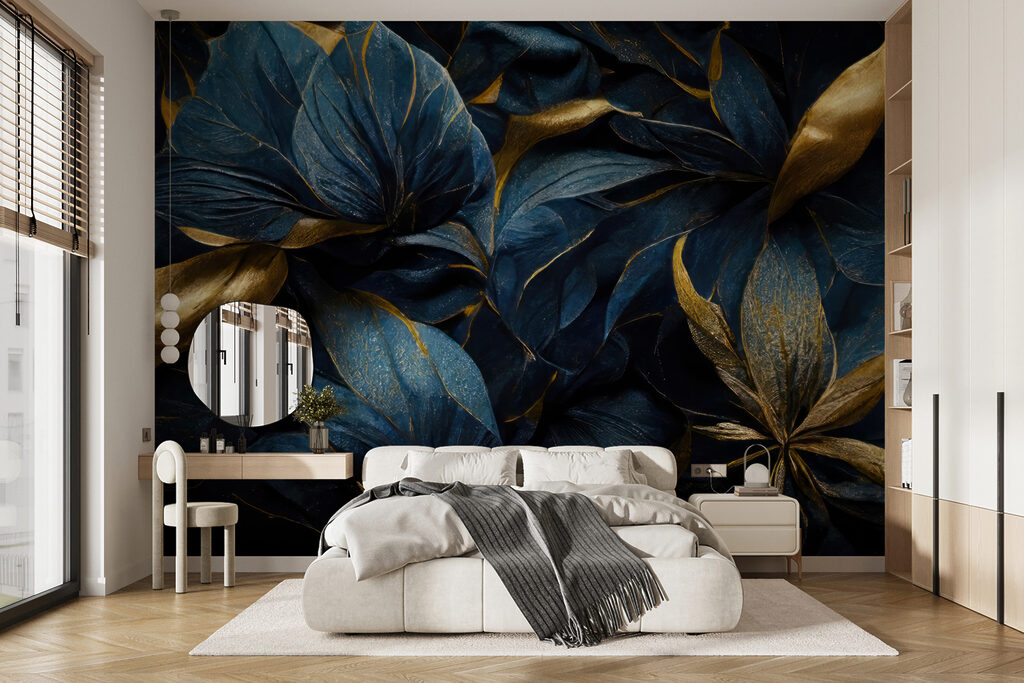 Fiori blu dorati — ambiente 4