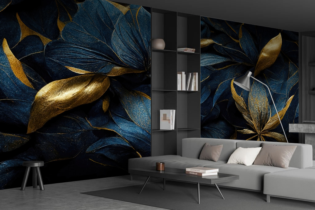 Fiori blu dorati — ambiente 1