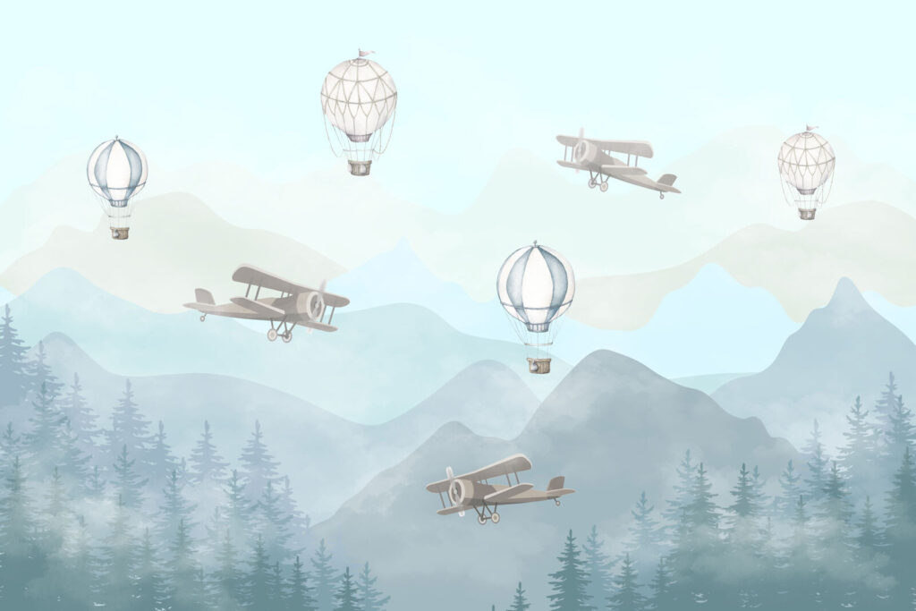 Aeroplanini sopra le montagne — design completo