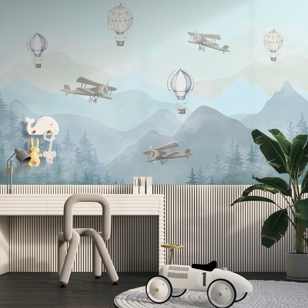 Aeroplanini sopra le montagne — ambiente 4