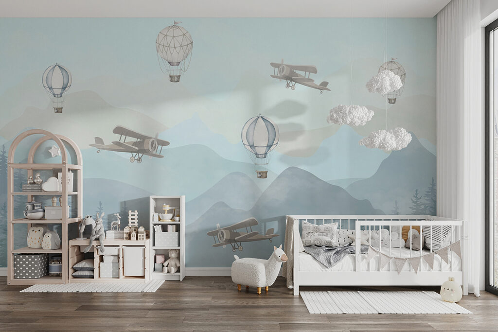 Aeroplanini sopra le montagne — ambiente 5