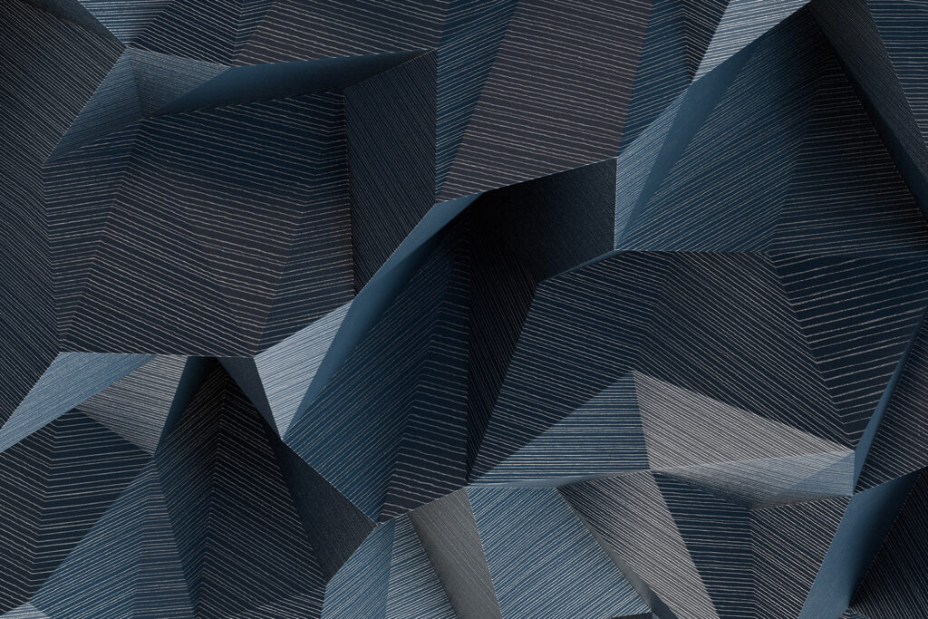 Facette scure in rilievo — design completo