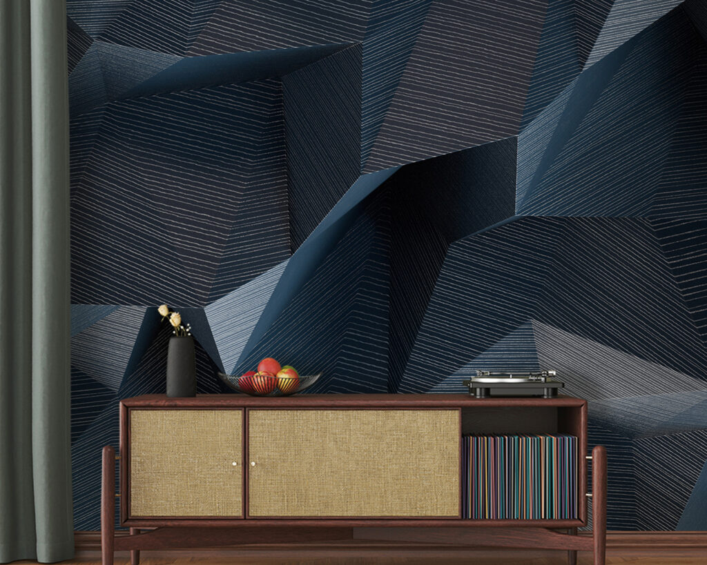 Facette scure in rilievo — ambiente 2