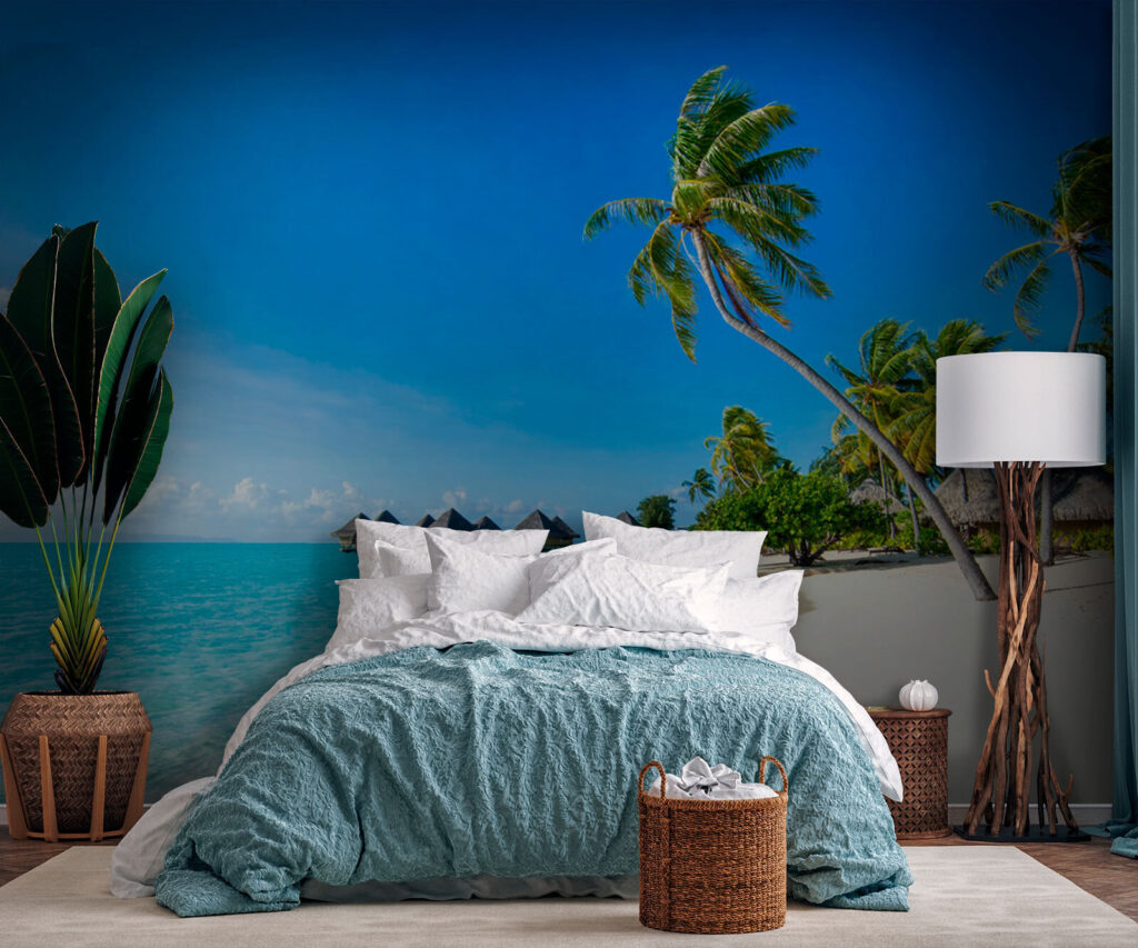 Spiaggia con palme — ambiente 2