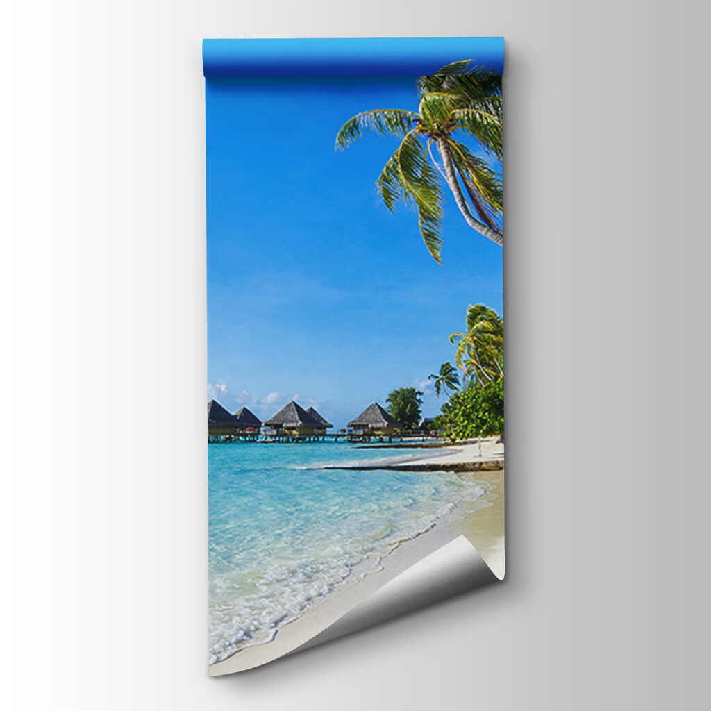 Spiaggia con palme — vista del prodotto
