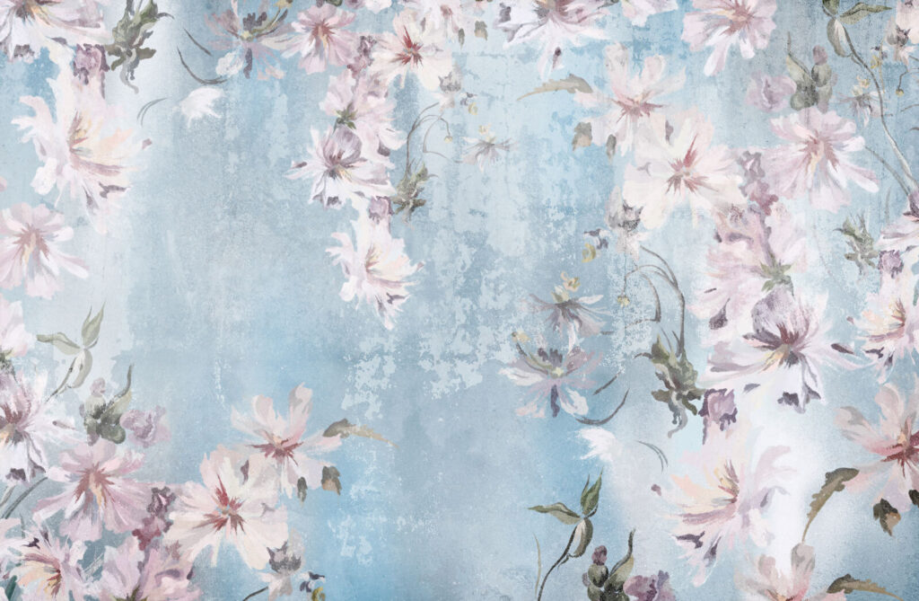 Petali trasparenti sospesi — design completo