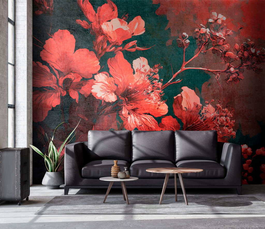 Fiori rossi su petrolio — ambiente 2