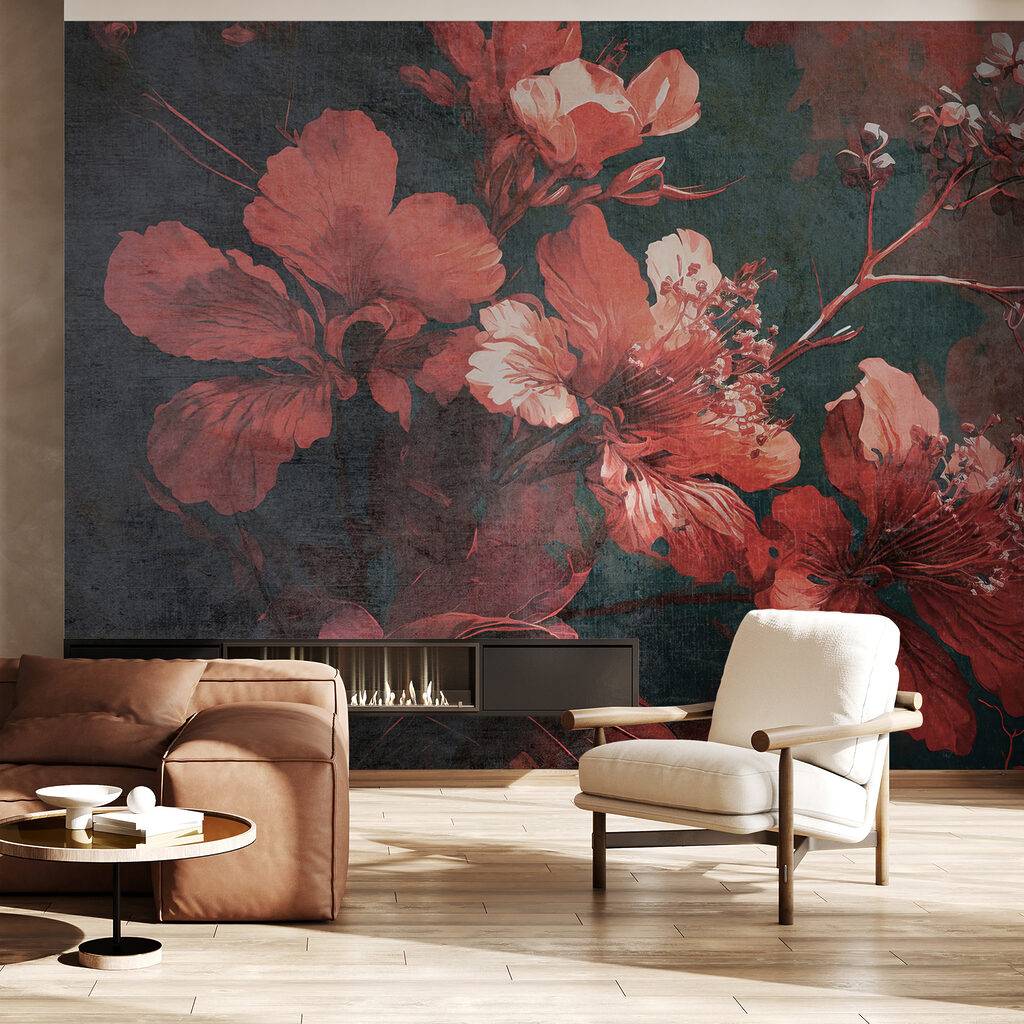 Fiori rossi su petrolio — ambiente 4
