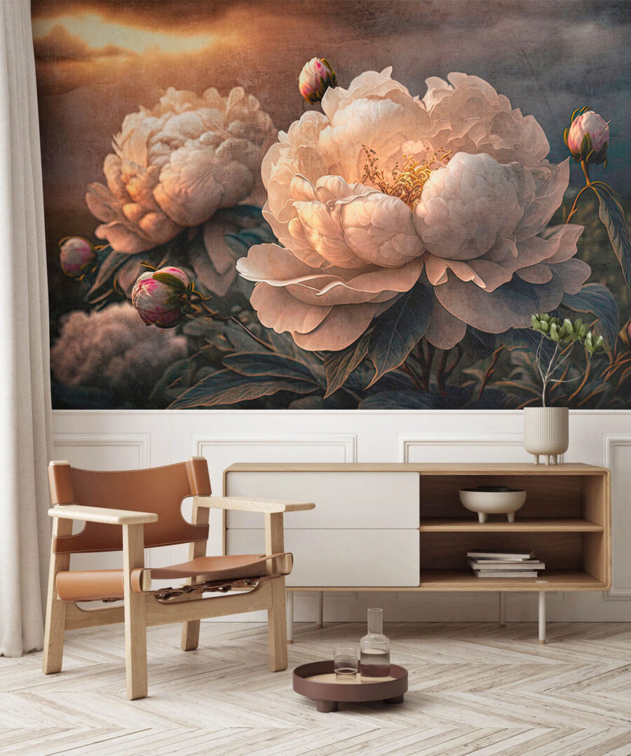 Peonie al crepuscolo — ambiente 3