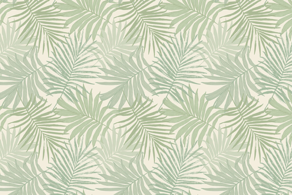 Fronde di palma verdi — design completo