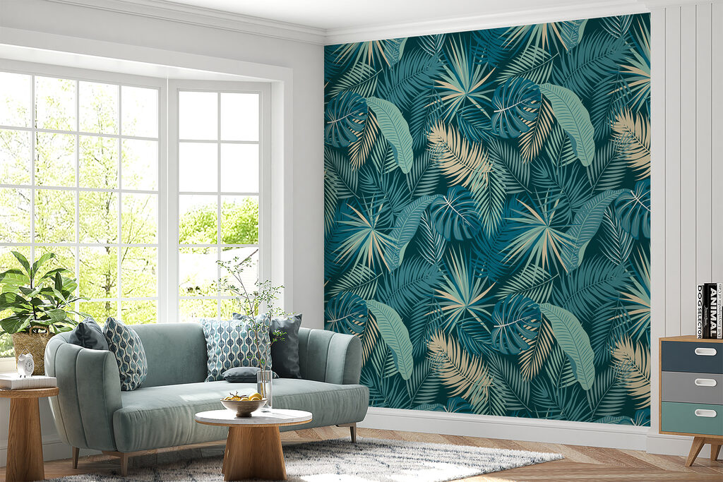Palme color oceano — ambiente 4