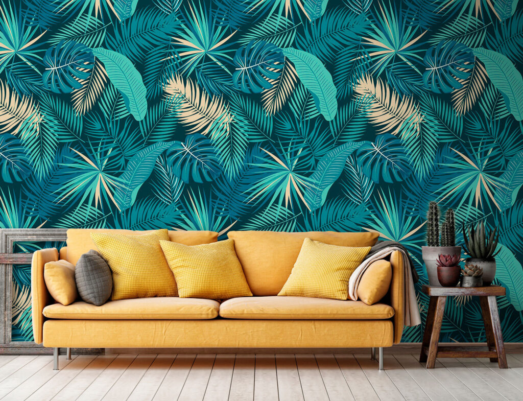 Palme color oceano — ambiente 2