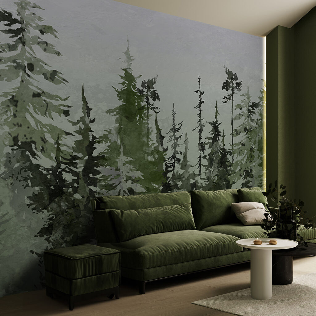 Pini in toni verdi — ambiente 4