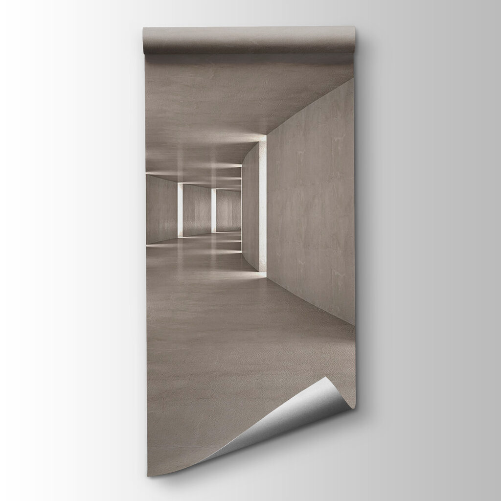 Corridoio grigio con luce — vista del prodotto