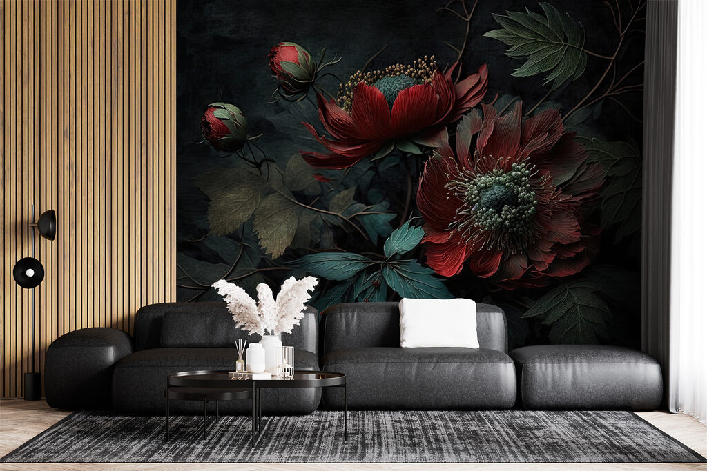 Fiori rosso scuro — ambiente 5