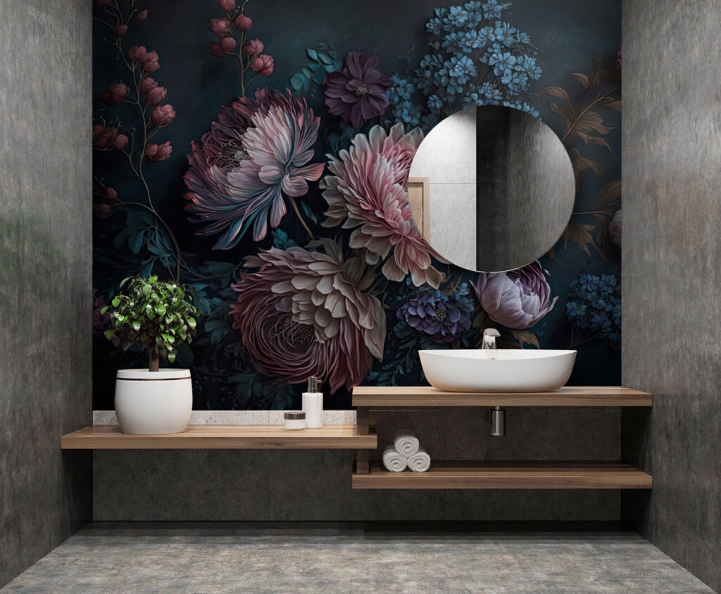 Crisantemi rosa antico — ambiente 3