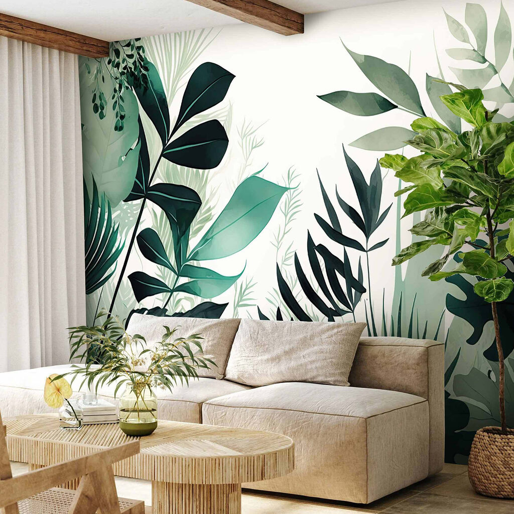 Cornice di foglie verdi — ambiente 4