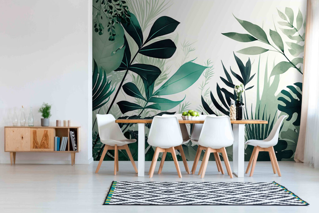 Cornice di foglie verdi — ambiente 3