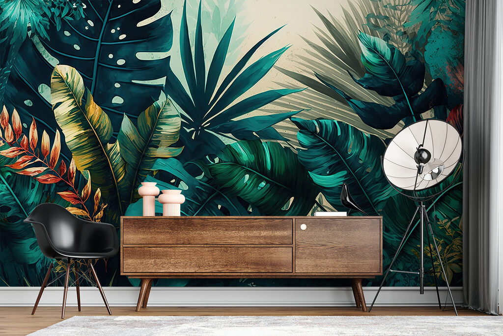 Piante tropicali alla luce — ambiente 5