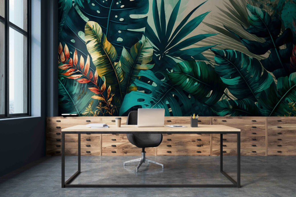 Piante tropicali alla luce — ambiente 3